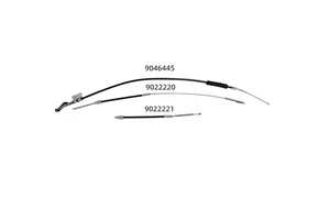 JUNZE Factory Quality Automotive Hand Brake Cable Emergency Brake Cable High Temperature Rust Resistant Rear-Right Position 1
