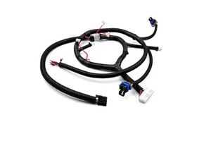 OEM Custom Automotive Wiring Harness IP67 Waterproof Electrical Cable Assembly Corrugated Tube Customizable Length Wire Gauges
