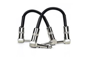 1/4 TS Jack Electric Braid Pedal Guitar Patch Lead Stereo Instrument Cable