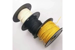 Yellow White Black Vintage Style Pushback Guitar Wire Guitar Cable AWG22 Braided Output Guitar Pickup Wires