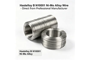 Hastelloy B N10001 Ni-Mo Alloy Wire High Corrosion Resistance For Hydrochloric Sulfuric Petrochemical Acids Processing Industry