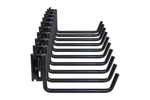 6" E-Track Extended L Hook Heavy Duty E Track Ladder Hook Ratchet Tie Down Accessories for Truck Trailer Garage Workshop