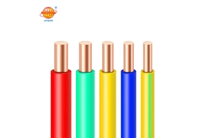 Crosslinked Polyolefin XLPO Insulated Solid Oxygen-Free Copper Low Smoke Zero Halogen Building Cable 300/500V 450/470V Rated