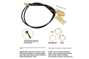 Coaxial Cable for to SMA Female Connector RF Connection SMA Jumper Antenna Adapter U.FL