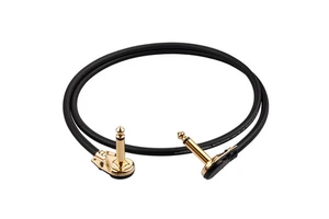 High Purity 6.35 mm Degree Mono Bend Audio Cable Male to Male 6.35mm 1/4 Inch Instrument Guitar Cable for Electric Guitar
