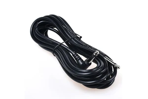 1M 3M 5M Durable 90 Degree Angle to Straight 6.35mm 1/4 TS Jack Instrument Patch Guitar Cable
