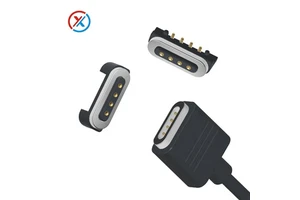 4 Pin Pogo Pin Connector 12V3A Magnetic Bending 2.2 Pitch Usb Charger Cable Magnetic Connector