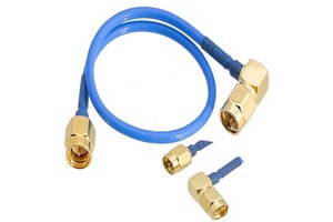 High Frequency Communication Wires and Cables Round SMA-Male Shielded RF Harness