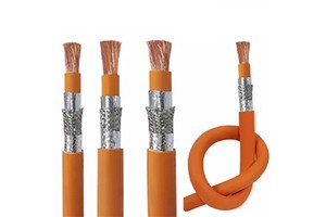 Silicone Rubber Shield Battery Cable Flexible High Temperature Resistance Energy Storage EV Cable