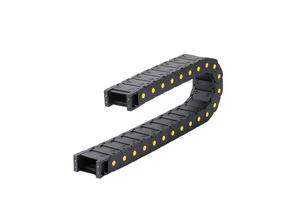 H25Q.1.S Plastic Electric Cable Chain Bridge Type Open of Both Side Flexible Nylon Cable Drag Chain