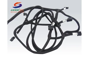 Liushi Brand Custom Industrial Machinery PVC Insulated Copper Core Wire Harness Cable Assembly Adapter Connector for Home