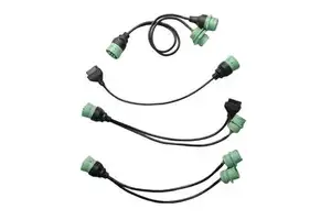 Hot Sale Custom Automotive J1939/OBD Series Copper Core PVC Wire Harnesses OBD2/J1939 Diagnostic Extension Cables 300V Rated