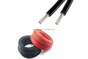 10mm² H1Z2Z2K Flexible PV Cable DC1500V Crosslinked Polyolefin Insulation Tinned Copper UV Resistant for Outdoor Solar Project