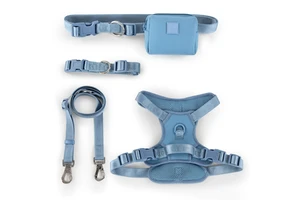 ODM Customizable LOGO Adjustable Breathable Fashion Simple Neoprene Dog Harness With Ease Hands Free Leash