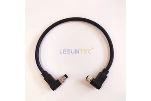 Professional Customized M8 Waterproof Connector Sensor 3-pin 4-pin Male and Female Aviation Plug Cable Assembly Wire Harness