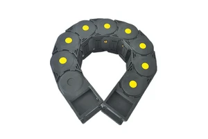 Yodel Custom Reverse Bend Wire Harness Holder Cadenas De Arrastre Articuladas CNC Nylon Cable Drag Chain for Tow Truck