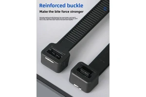 Self-locking High-Temperature Resistant Nylon Cable Ties for Wire Harness and Cable Management