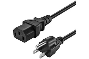 3 Prong AC Power Cord Cable Compatible with Block Rock Path Finder Tail Gate Bluetooth Speaker Guitar Amplifier Musical