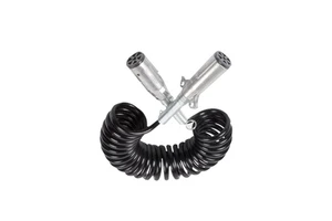 Heavy Duty Semi Trailer Connector Cable Spring TPU Travel Power Cable Parts New Condition for Auto & Trailer