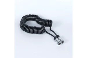 Custom Automotive Wire Harness 5 Core Truck Trailer Spring Cable Assembly Coiled Cable Connector for Trailer Camera System
