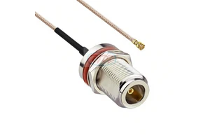 N Type Waterproof Bulkhead Female Jack RF Connector to U.FL with RG178 RG1.13 RG1.37 Cable Wifi Antenna Extension Pigtail Cable