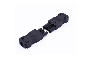 Hermaphrodite Wire Cable Connector 3 Pin Male Female Black 896 Fast Connection
