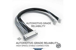 MX1.25mm Pitch Housing to MX1.25mm 10Pin One to Two Type Wire Harness Same Direction L200mm PVC Cable Assembly