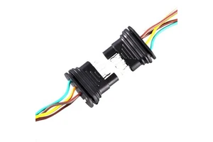 Auto Trailer Wire Extension 4 Way 4 Pin Plug Flat Light 22FT Pure Copper Trailer Cable Harness