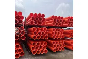 High-Durable MPP Pipe for Renewable Energy Cable Protection Systems Flexible MPP Material for Drainage Model Orange Pipe