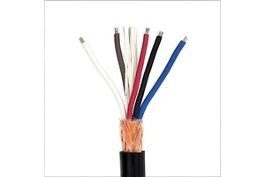 Shielded Control Cable RVVP 5-core, Using Copper Conductors And Polyvinyl Chloride Insulation Material