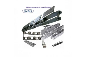 Matech Factory Redler Drop Forged Carbon Steel Double String Scraper Chain