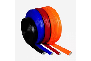 Heat Shielded Fire Sleeve Silicone Coated Fiberglass Heat Protection for Automotive Hoses, Wiring Harness, Exhaust, Spark Plug