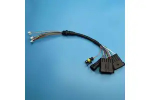 Custom Copper Core 1.5mm Auto Electronic Car Wire Harness 282107-1 282108-1 282080-1 TE AMP Automotive Terminal Cable Harness