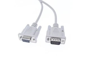 High Flexibility DB9 RS232 Connector Cable with Front Screw Lock Custom Cable Design | Wire Harness Manufacturers Cable Assembly