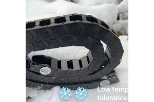 Bridge-type High-speed Plastic Cable Drag Chain, Reinforced Nylon, Wear-resistant & Silent, Openable, Highly Flexible.
