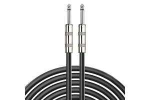 Xput 6.35MM 1/4 Inch Low Noise Electric Music Instrument Guitar Cable 6.35MM Jack OFC Audio Cable