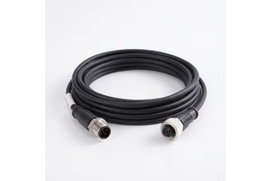 M12 5-Pin Male Female Connector Set IP67 Waterproof Sensor Cable Custom Length Straight Industrial Connector