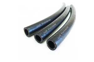 Industrial Quality Black Ruber Braided Hose High-Strength Steel Wire Reinforced Fuel Resistant Service for Custom Cutting