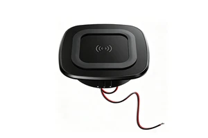 Flush Mount Wireless Car Charger 15W 12V 24V Truck RV Marine Bus Seat Retrofit Wireless Charging Embedded 12 Volt 24 Volt OEM