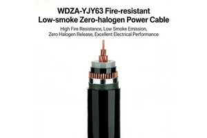 WDZC-YJY WDZA-YJY63 LSZH Copper Flame Retardant Power Cable 8.7KV/15KV for Building Distribution Industrial Power Transmission