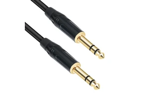 Electric Guitar Cable Jack 6.35 1/4 Inch Trs Instrument Cable Patch Stereo 6.35mm Audio Jack to Jack Cable