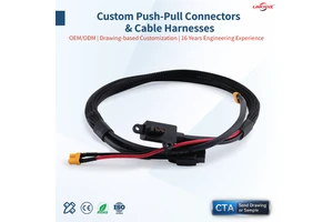 Braided Wire Harness Custom High Density Woven Cable Assembly For Automotive Industrial Equipment Durable Wiring Loom Wholesale