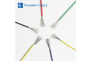 UL3385 22AWG Stranded Tinned Copper XLPE Wire 105C High Temp Resistant 300V Low Smoke Halogen-Free Hook-Up Wire