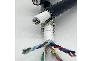 Flexible Servo Motor Cable 4G 2.5+2x1.5 Highly Recommended Customized PUR/PVC Servo Wire Harness for Industrial Servo Cable