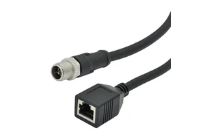 M12 Ethernet Cable Lan Network D X Code 4pin 8pin M12 to Rj45 Connector Industrial Camera Machine Vision Cable