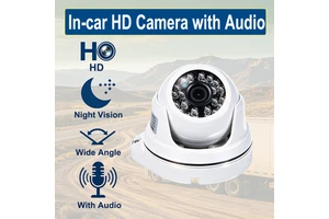 Commercial Grade AHD Car Camera Built-in High Sensitivity Mic Audio Recording AHD 720P Wide Angle Dome for Transport OEM/ODM