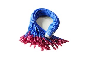 Holy Crimp Terminal Connector 4.8/6.3 Flat Ribbon Jumper Wire Harness PVC Insulation 380V Rated Copper Core for Electronic