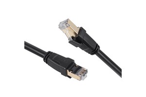 High Performance Shielded Cat6a Ethernet Cable with PVC Jacket RJ45 Connectors for Data Center Industrial Use IOT Applications