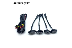 Autodragons Smoky Lens/Amber Lens Front Auto LED Grille Lights With Plug&Play Wiring Harness Compatible for Range raptor 2020