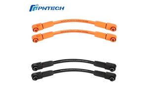 PNTECH DC-DC ESP 1x25mm2 Energy Storage Cables Wire Harness Assembly DC 1500V 150A IP67 PA66 Material Orange and Black